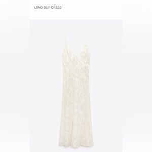 Zara long slip dress size M